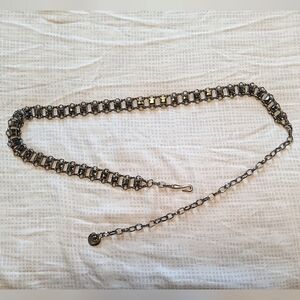 Silver and Gold Chain Belt